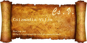 Csizmadia Vilja névjegykártya